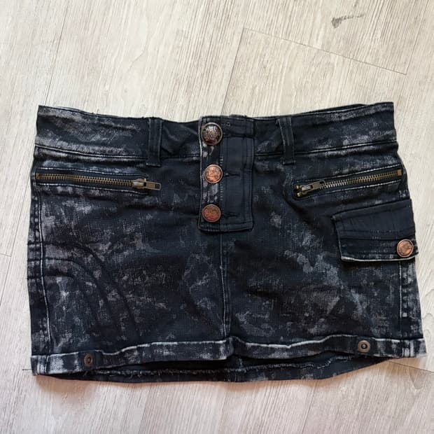 택포 펑크 치마바지 치마 스커트 아케호무 큐빈 갸루 돌청