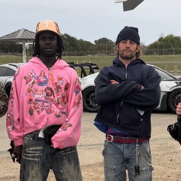 [M] 매티보이 칸예 00s 빈티지 러셀 후드집업 네이비