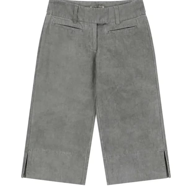 코이세이오 더블 카프리 팬츠 light grey 2size