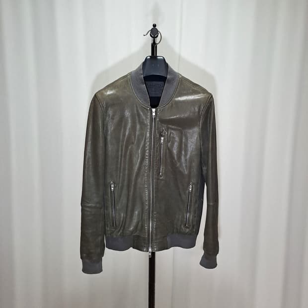 (택포) 올세인츠 램스킨 블루종 B803