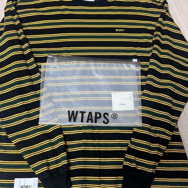 WTAPS 스트라이프 롱슬리브 L