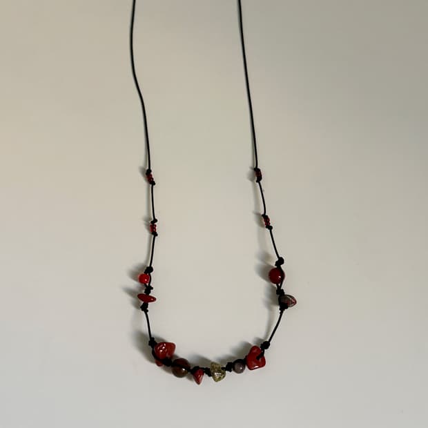 매듭목걸이 비즈목걸이