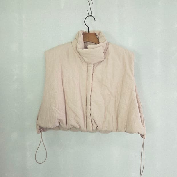 [LINENNE] 리넨느 택상품 스트링 패딩베스트 여성