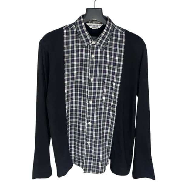 꼼데가르송 셔츠 롱슬리브 블랙 M