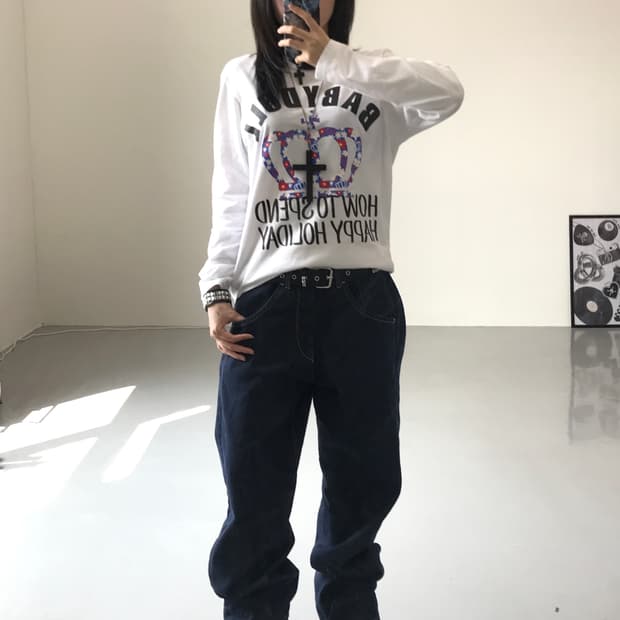 베이비돌 화이트 롱슬리브