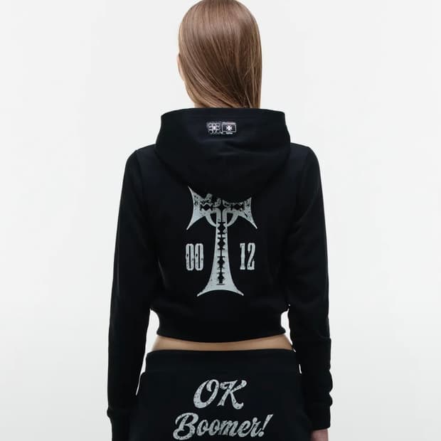 Op. 07 CITY GIRL HOOD-ZIP BLACK