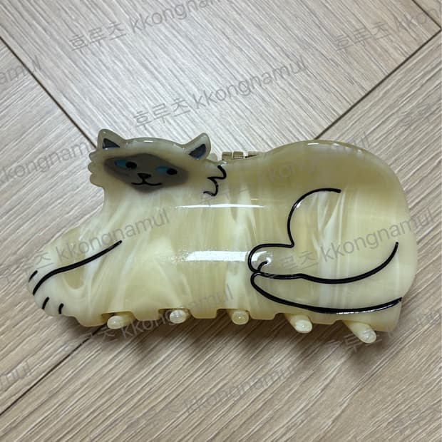 COUCOU SUZETTE 쿠쿠수제뜨 샴고양이 헤어집게핀