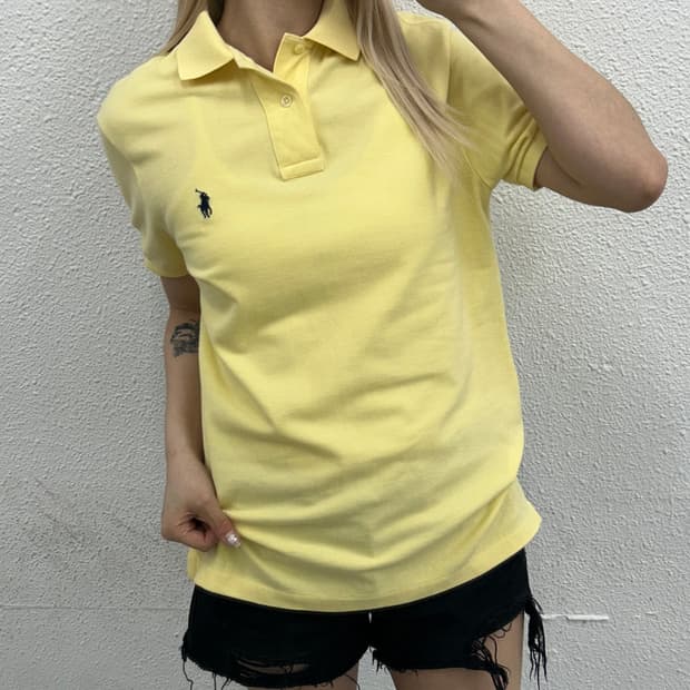 폴로 랄프로렌 네이비포니 레몬맛 pk반팔 S