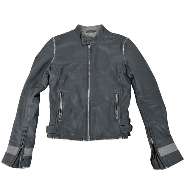 Diesel goat leather jacket