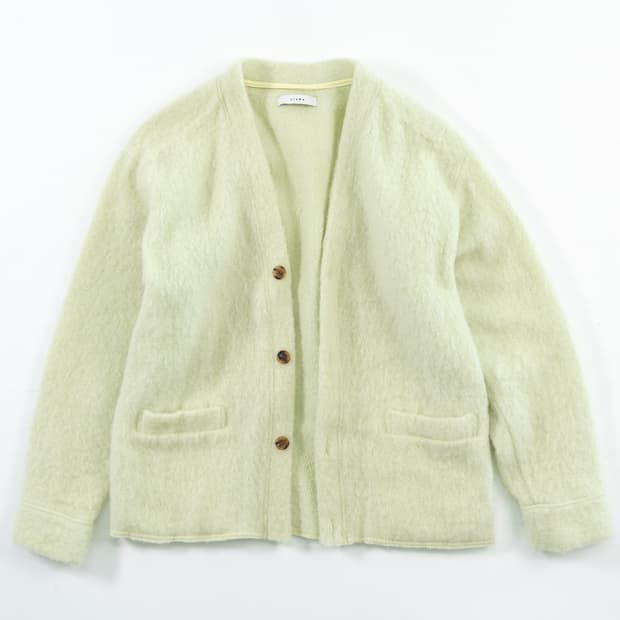 [Jieda] 섀기 텍스처 로우컷 가디건