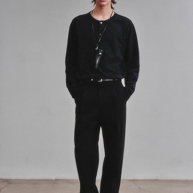 아트이프액츠 헨리넥 롱슬리브 블랙 L 사이즈