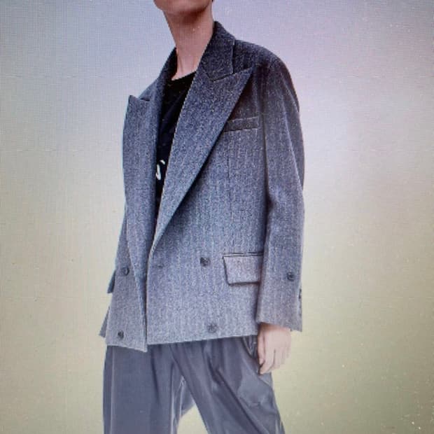 SYSTEM 시스템 스트라이프 자켓