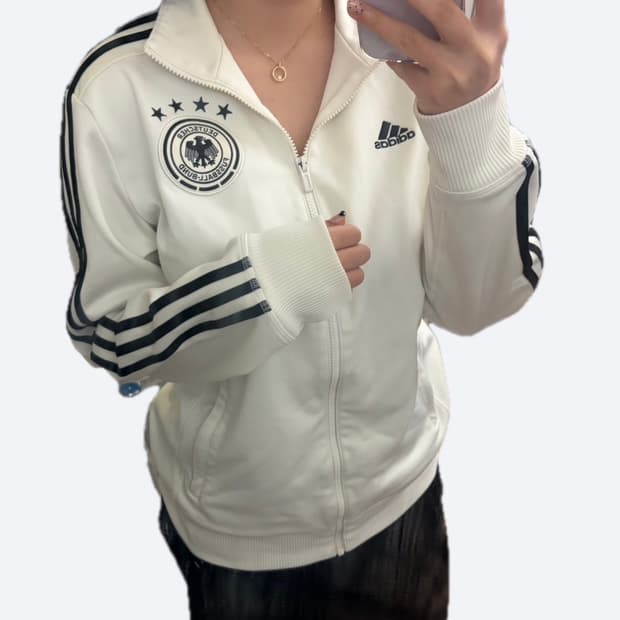 🤍아디다스 베켄바우어 독일 국대 화이트 트랙탑 져지🤍