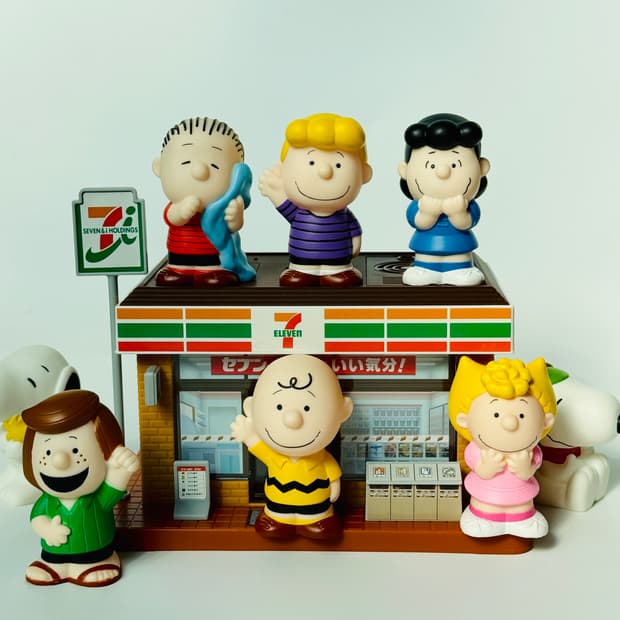 스누피 소프비 피규어 7종 세트