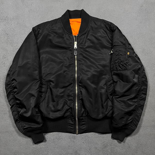 알파인더스트리 MA-1 블랙 자켓