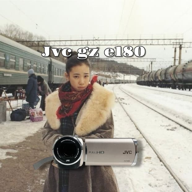 A급/ 카리나 캠코더 / Jvc e180 빈티지 캠코더 로즈골드