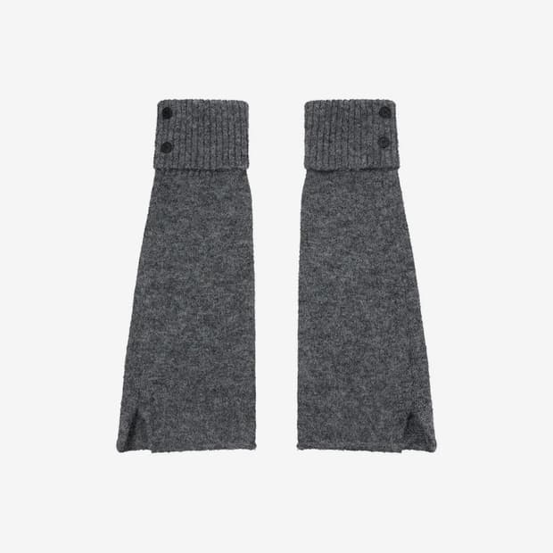 미세키서울 Button knit leg warmer GREY