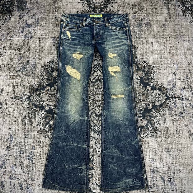 Cook jeans damaged flared jeans
