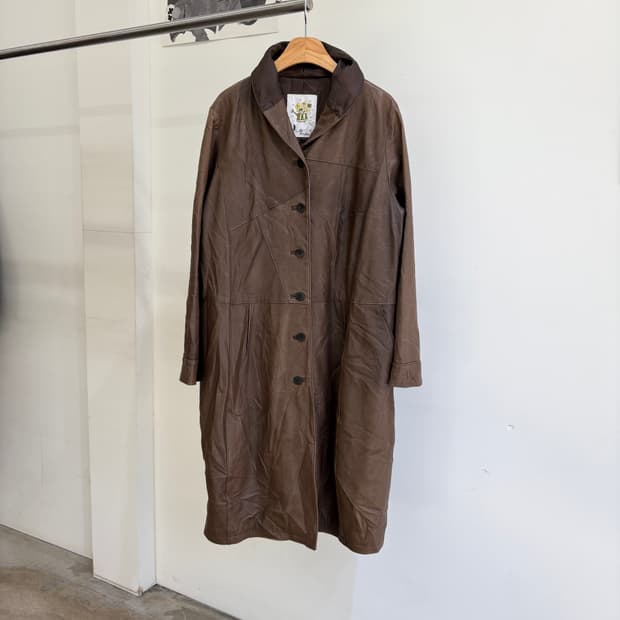 VINTAGE 레더코트