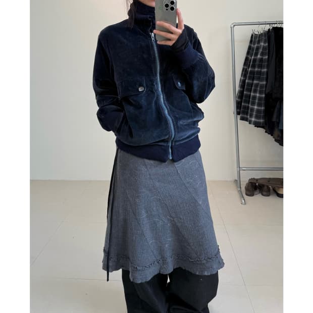 빈티지 벨벳 자켓