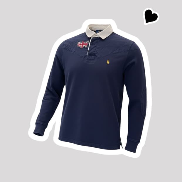 신형 폴로 랄프로렌 브리튼 네이비 럭비티