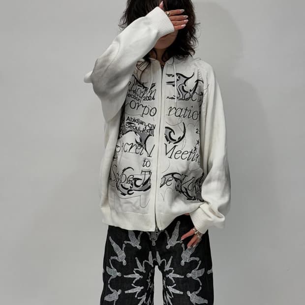 unborn society fw24 후드티 언번소사이티 