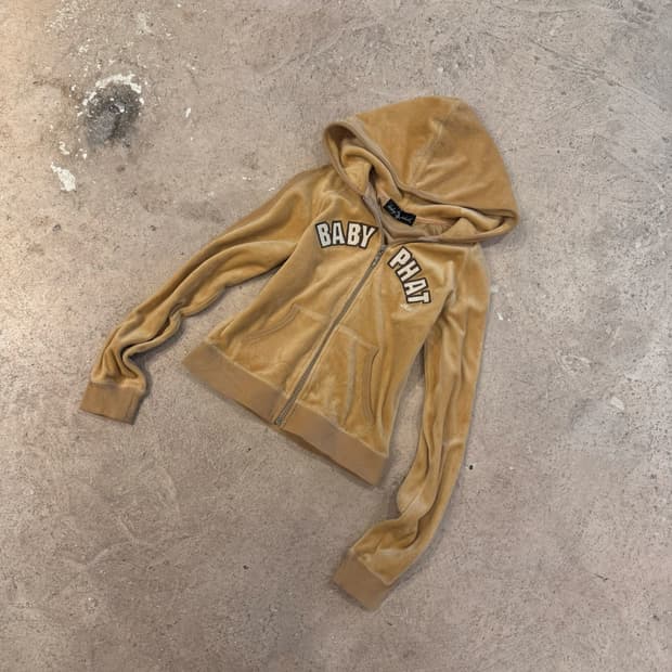 벨벳 크롭 후드집업