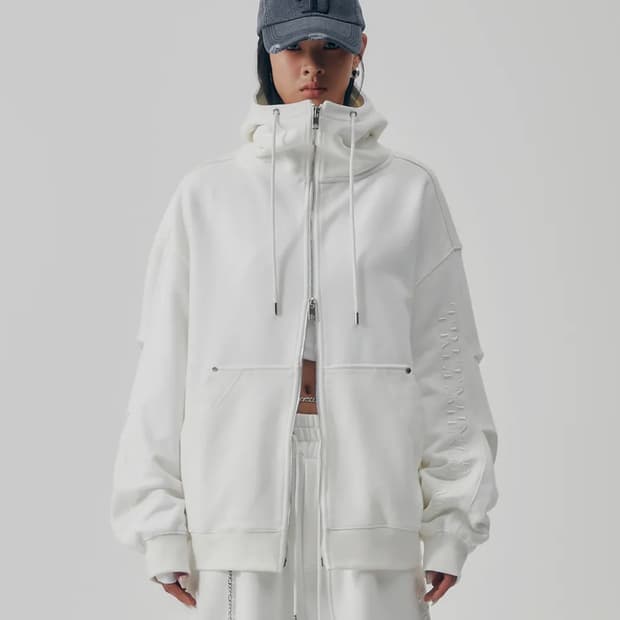 트리밍버드 Double-Tucked Set-up Hoodie Zip-up