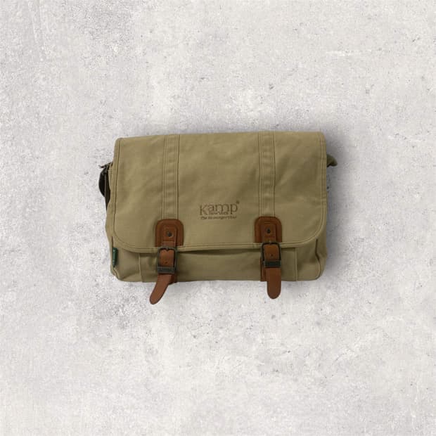 Kamp 빈티지 캔버스 메신저백 (B298)