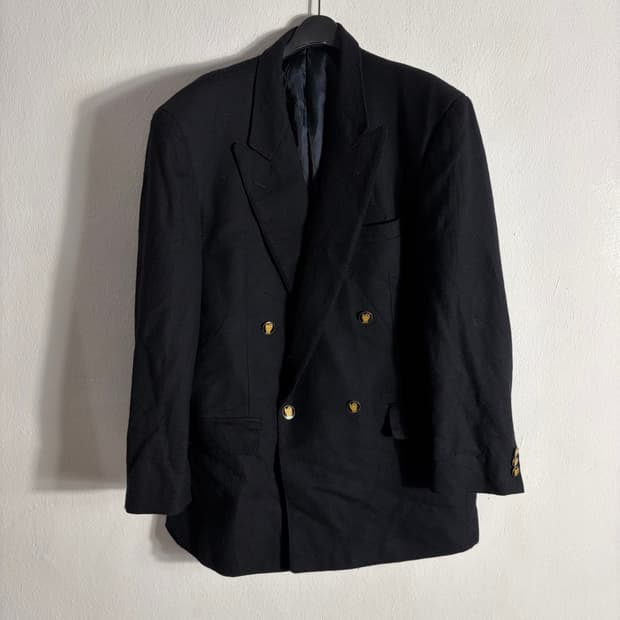 닥스 더블 금장 블레이저 블랙(Free)