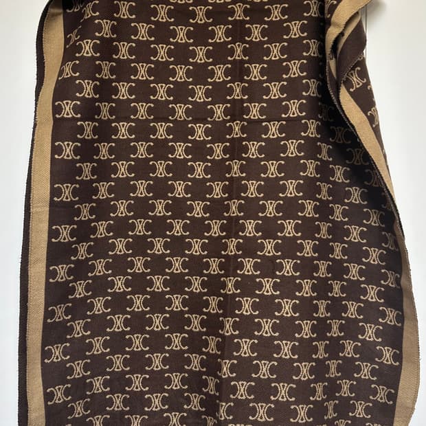 셀린느 트리오페 캐시미어브라운 숄&머플러 남여공용