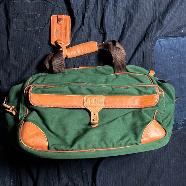80-90's L.L.Bean 캔버스 더플백