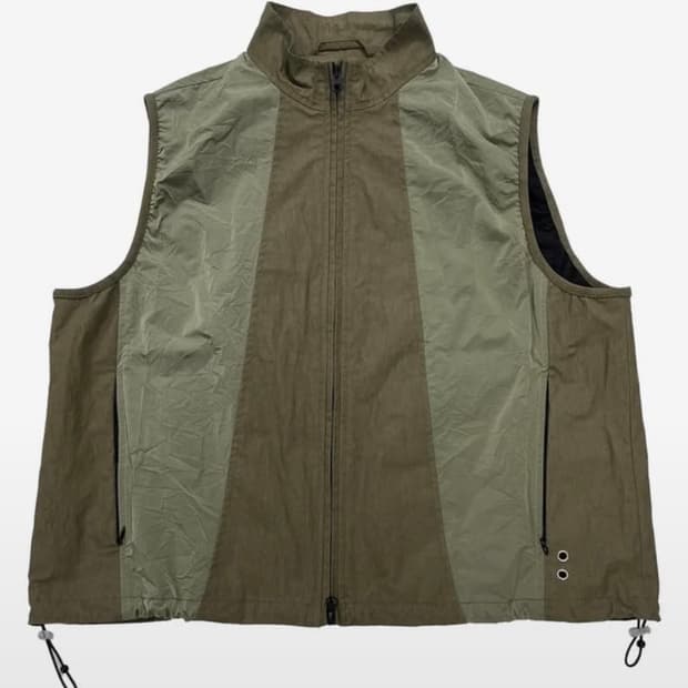 더콜디스트모먼트 TCM 3 slit vest 나일론 베스트 조끼 M