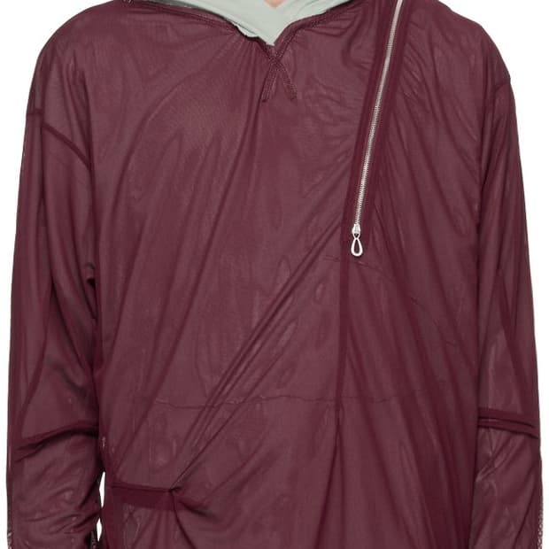 kiko kostadinov mesh hoodie