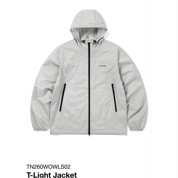 디스이즈네버댓 T-Light Jacket Grey 바람막이
