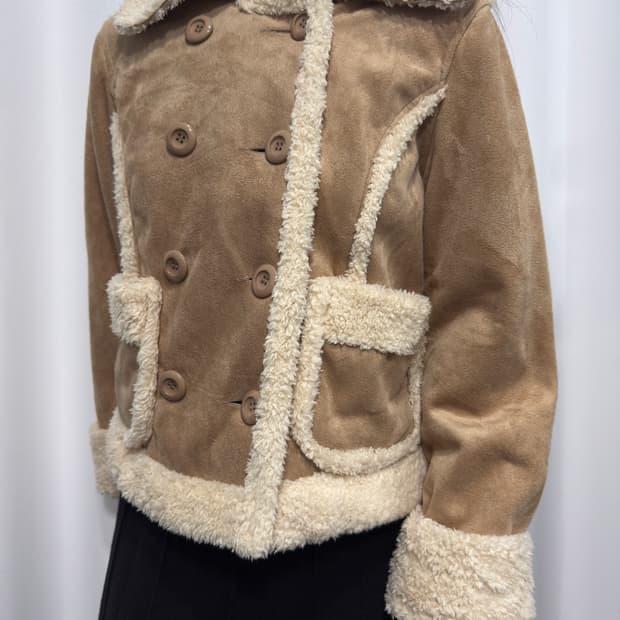 beige mustang jacket