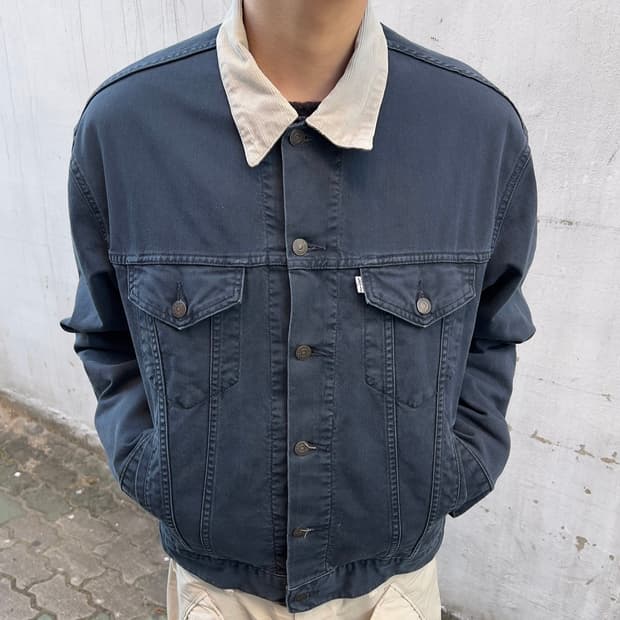 [L] 90s 이태리제 리바이스 라이너 트러커 자켓 71503