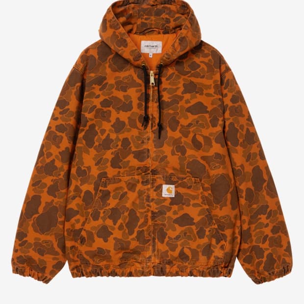 칼하트 덕 액티브 후드 자켓 카모
