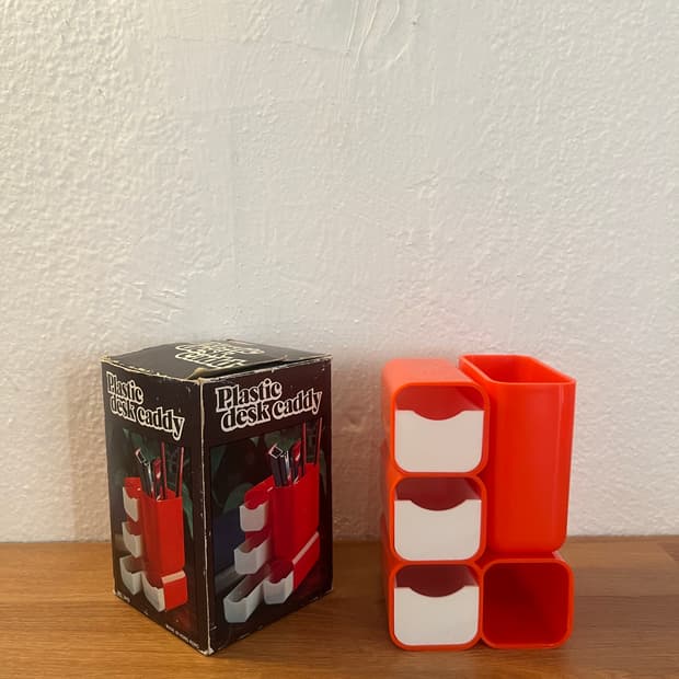 Plastic Desk Caddy  빈티지 펜꽂이 