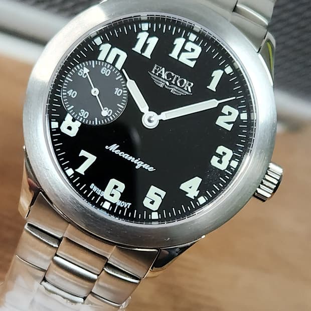 # FACTOR 매카닉 스위스 수동무브먼트 이탈리아 명품시계 급처