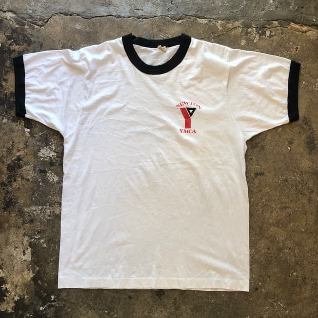 70s~90s Ringer T-shirt-L