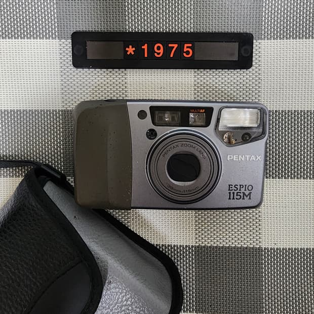 펜탁스 에스피오 115M 필름카메라 파우치포함