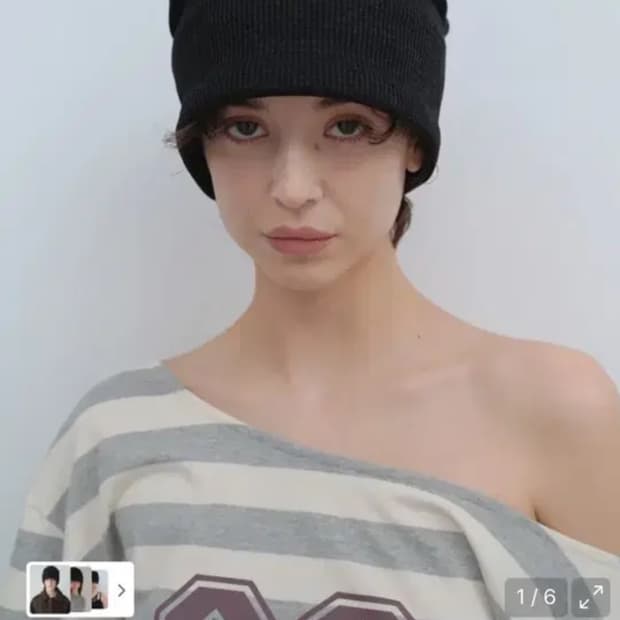 밀로우먼 와플 스트링 비니