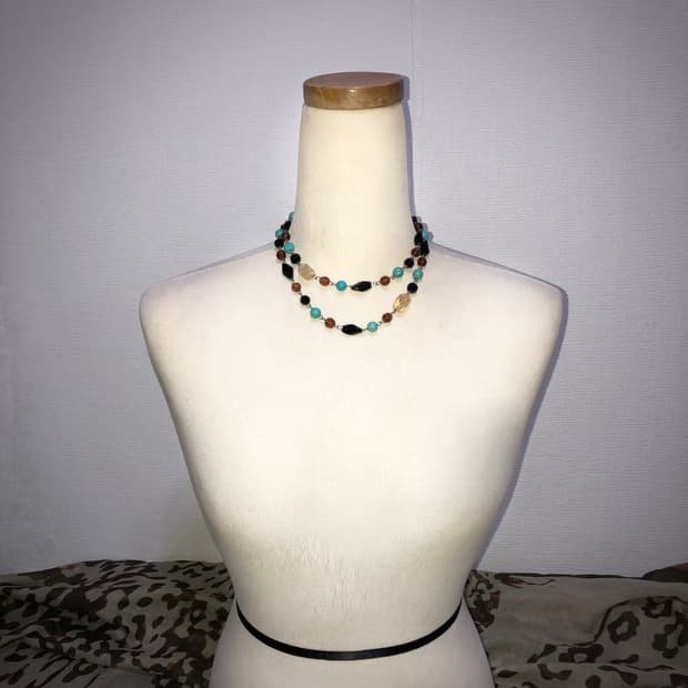 빈티지 롱 목걸이 모리걸 하구미 페어리 오리엔탈 긱시크