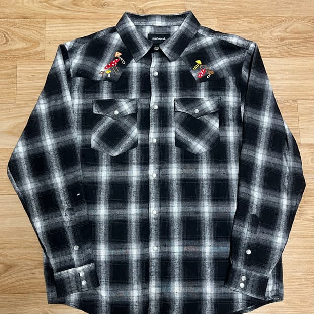 마하그리드 머쉬룸 웨스턴 셔츠 M