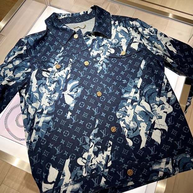 루이비통 모노그램 프린티드 데님 자켓 50size