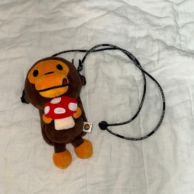 베이프 베이비마일로 플러쉬 모바일백 머쉬룸