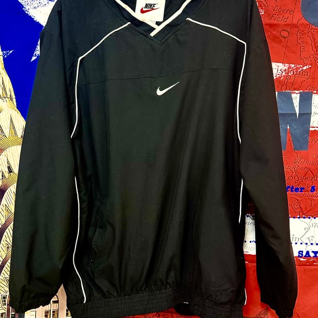 나이키 올드스쿨 스트릿 오버핏 바람막이웜업XL105