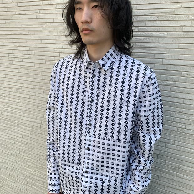 마르니 x h&m 기하학 패턴 셔츠