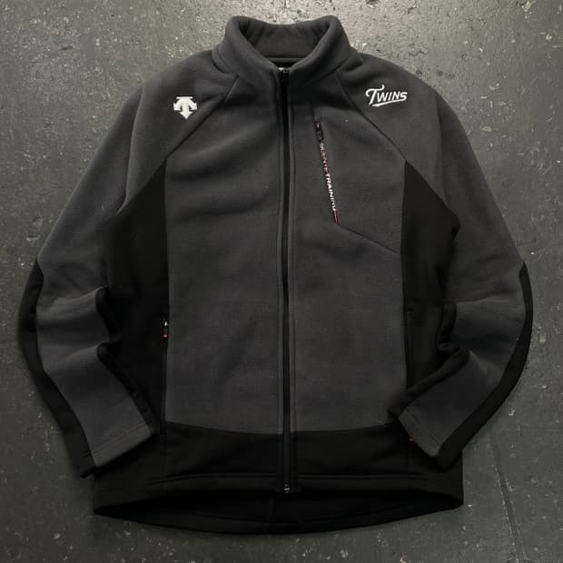 100 데상트 LG트윈스 방풍 플리스 자켓 